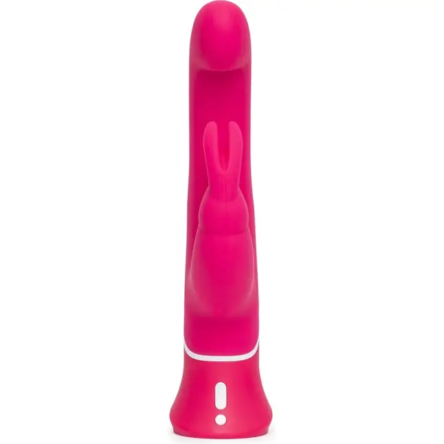Розовый вибратор-кролик G-Spot Rechargeable Rabbit Vibrator - 24,1 см. Фотография 2.