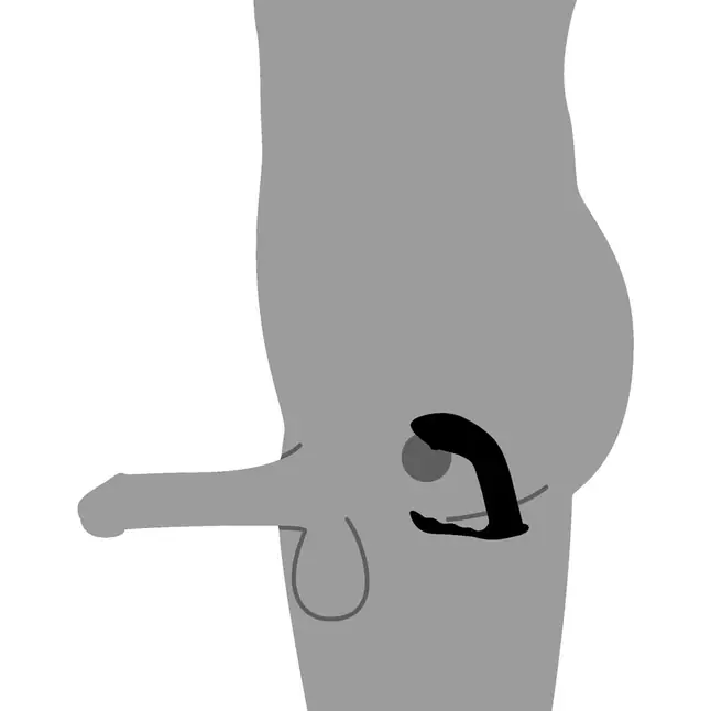 Черный стимулятор простаты Prostate Plug - 14 см - You2Toys. Фотография 8.