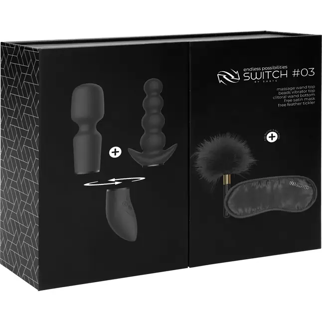 Черный эротический набор Pleasure Kit №3 - Switch