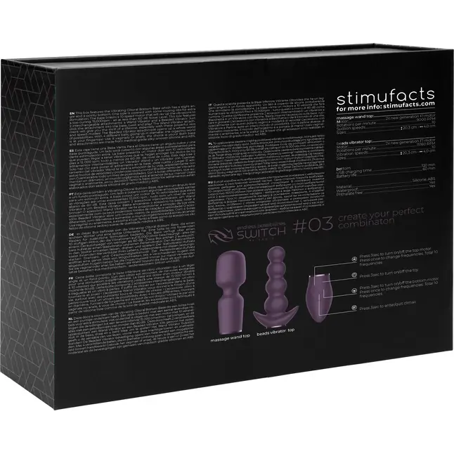 Фиолетовый эротический набор Pleasure Kit №3 - Switch. Фотография 8.