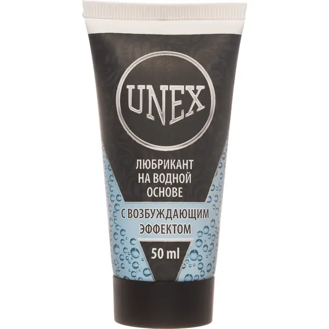 Лубрикант на водной основе с возбуждающим эффектом UNEX - 50 мл