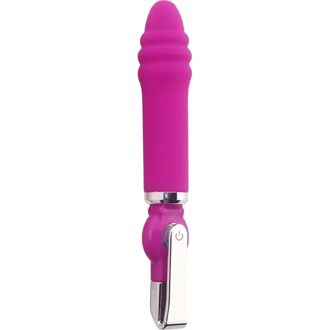 Розовый вибратор ALICE 20-Function Desire Vibe - 16 см