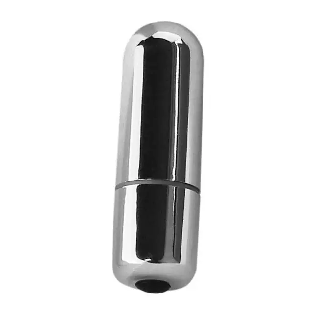 Серебристая вибропуля 7 Models Bullet - 5,7 см