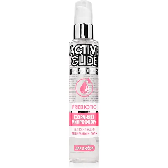Увлажняющий интимный гель Active Glide Prebiotic - 100 гр