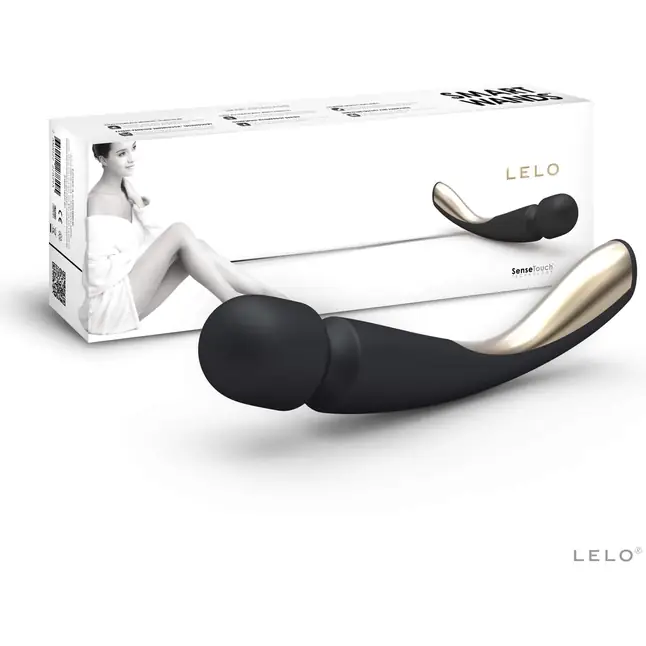 Черный вибромассажёр Lelo Smart Wand 2 Large - 30,4 см. Фотография 5.