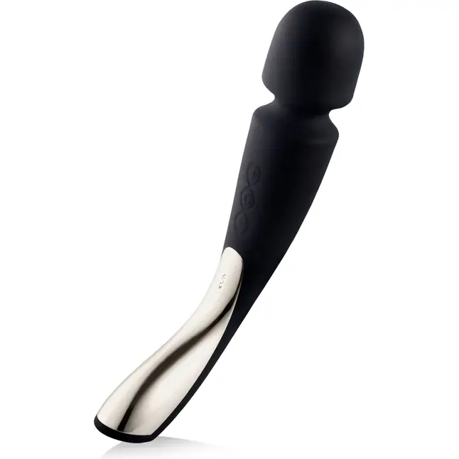 Черный вибромассажёр Lelo Smart Wand 2 Large - 30,4 см