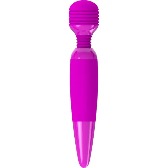 Лиловый вибромассажер Flirtatious Wand - 25 см - Pretty Love. Фотография 4.
