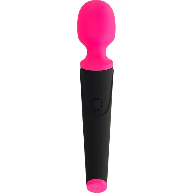 Черно-розовый вибростимулятор ASTER - 19,5 см - L EROINA
