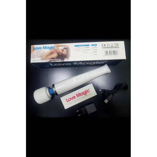 Белый вибромассажёр Love Magic HV-270-VR018. Фотография 5.