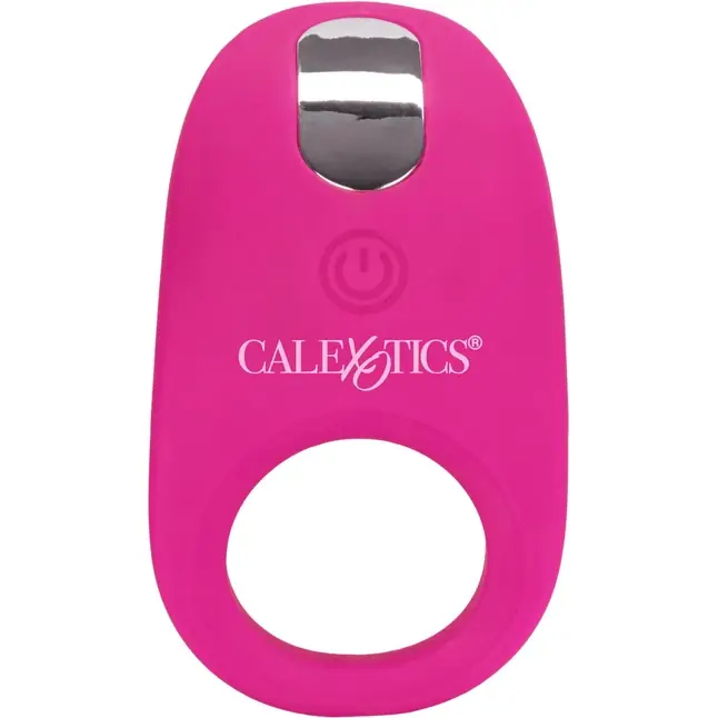 Розовое эрекционное виброкольцо с пультом Silicone Remote Pleasure Ring - Rings!. Фотография 2.