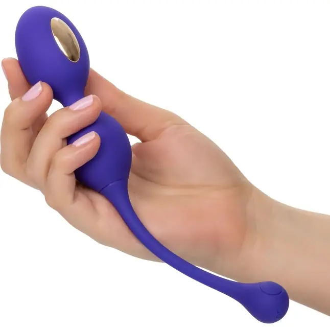 Фиолетовые виброшарики с электростимуляцией Impulse Intimate E-Stimulator Dual Kegel - Impulse. Фотография 5.