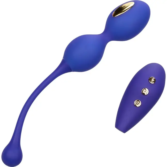Фиолетовые виброшарики с электростимуляцией Impulse Intimate E-Stimulator Dual Kegel - Impulse