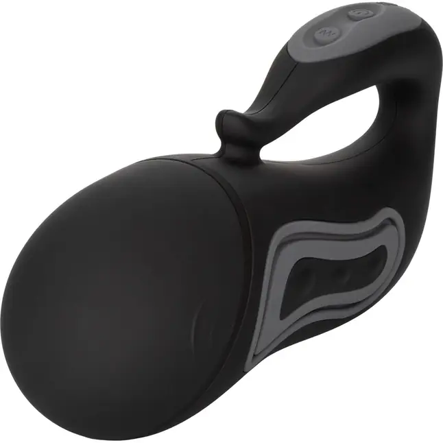 Перезаряжаемый вибромастурбатор с двумя сменными вставками Optimum Power Grip-N-Stroke - Optimum Power. Фотография 5.