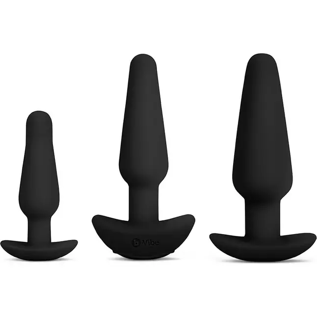 Набор в черном цвете для анальных игр ANAL EDUCATION SET. Фотография 5.
