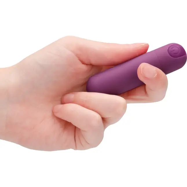 Фиолетовая перезаряжаемая вибропуля 7 Speed Rechargeable Bullet - 7,7 см - Be Good Tonight. Фотография 3.