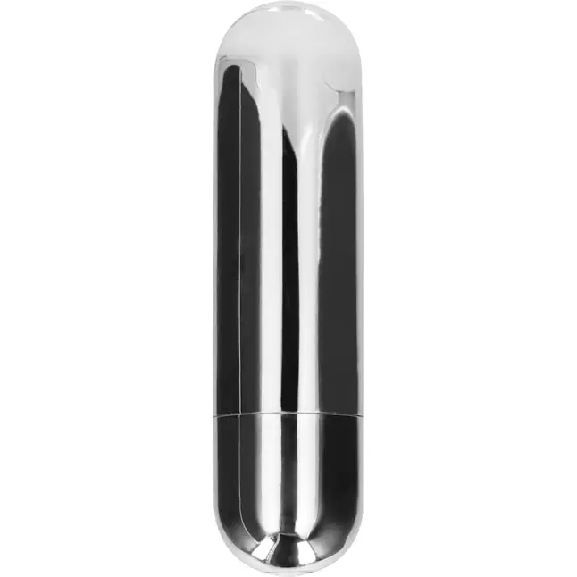 Серебристая перезаряжаемая вибропуля 7 Speed Rechargeable Bullet - 7,7 см - Be Good Tonight. Фотография 2.