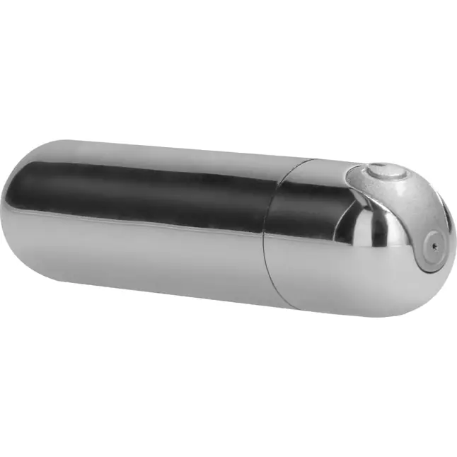 Серебристая перезаряжаемая вибропуля 7 Speed Rechargeable Bullet - 7,7 см - Be Good Tonight. Фотография 4.