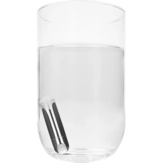 Серебристая перезаряжаемая вибропуля 7 Speed Rechargeable Bullet - 7,7 см - Be Good Tonight. Фотография 5.
