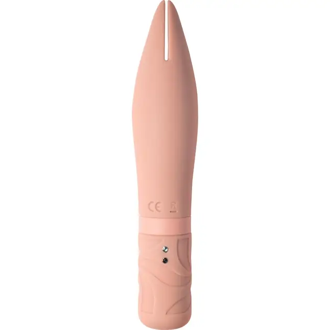 Бежевый мини-вибратор BonBon’s Powerful Spear - 15,2 см - Universe. Фотография 3.