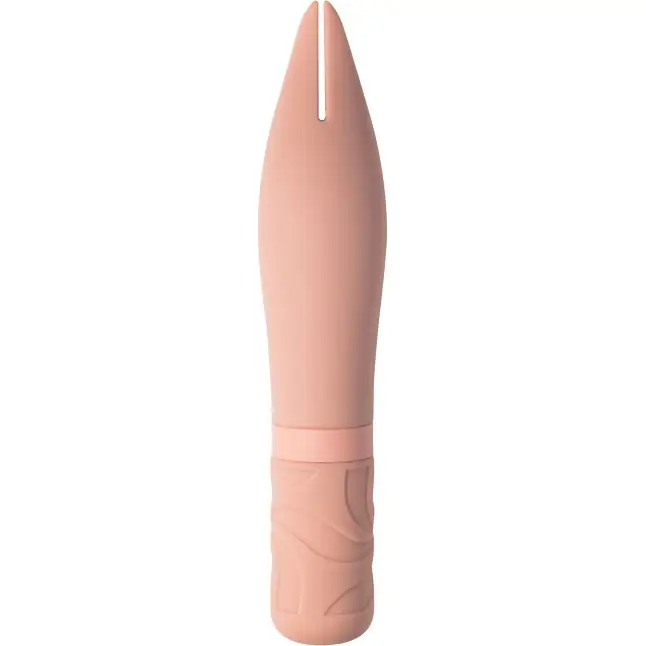 Бежевый мини-вибратор BonBon’s Powerful Spear - 15,2 см - Universe