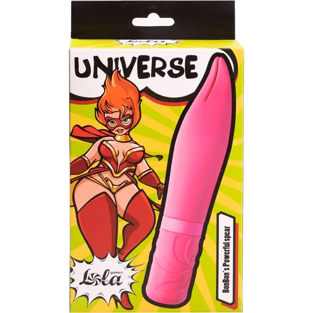 Розовый мини-вибратор BonBon’s Powerful Spear - 15,2 см - Universe. Фотография 4.
