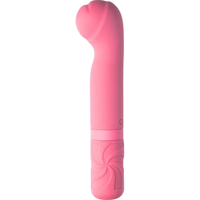 Розовый мини-вибратор Rocky’s Fairy Mallet - 14,7 см - Universe. Фотография 3.
