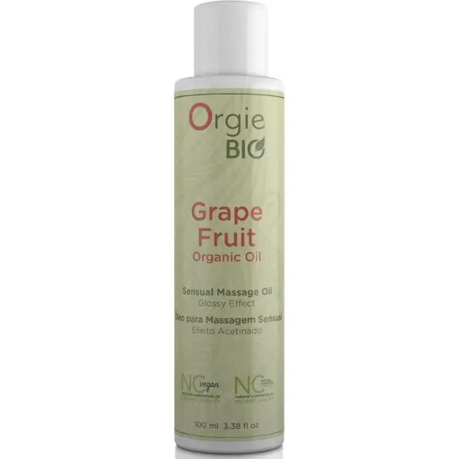 Органическое масло для массажа ORGIE Bio Grapefruit с ароматом грейпфрута - 100 мл