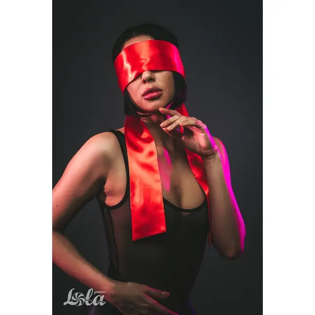 Красная лента для связывания Wink - 152 см - Party Hard. Фотография 12.