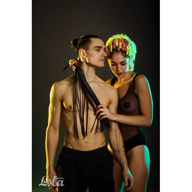 Черная плеть Temptation - 45 см - Party Hard. Фотография 7.
