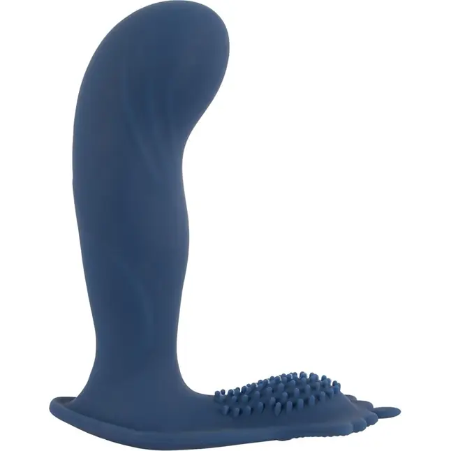 Синий вибростимулятор простаты Vibrating Butt Plug - 11,7 см - You2Toys. Фотография 2.