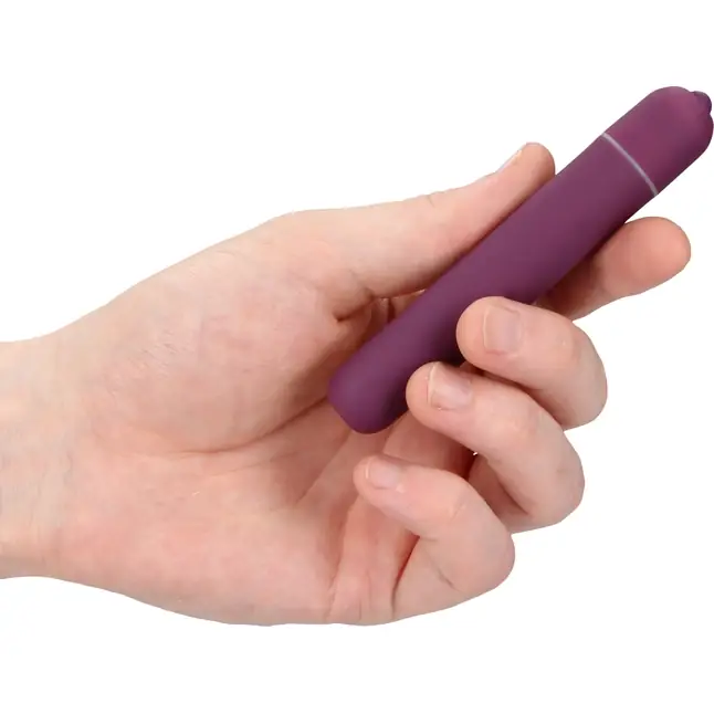 Фиолетовая вибропуля Bullet Vibrator Extra Long - 10,5 см - Be Good Tonight. Фотография 2.
