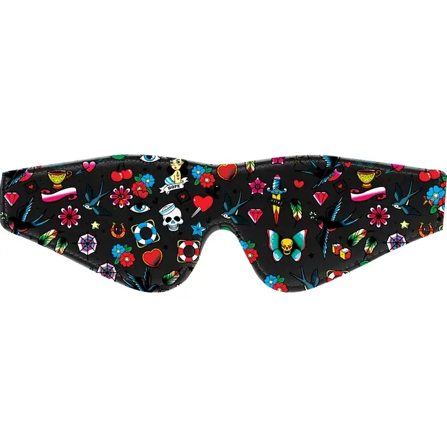 Маска Printed Eye Mask Old School Tattoo Style - Ouch!