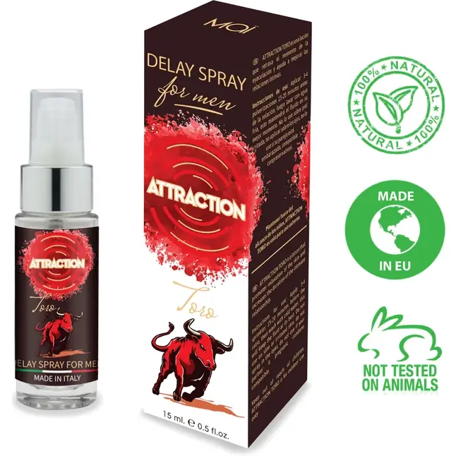 Пролонгирующий спрей ATTRACTION TORO - 15 мл. Фотография 2.