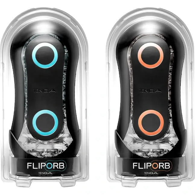 Мастурбатор Tenga FLIP ORB STRONG ORANGE CRASH - FLIP Series. Фотография 6.