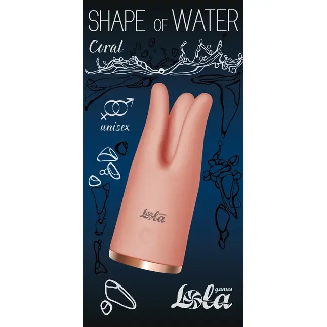 Коралловый вибростимулятор CORAL - 10,2 см - Shape of water. Фотография 6.