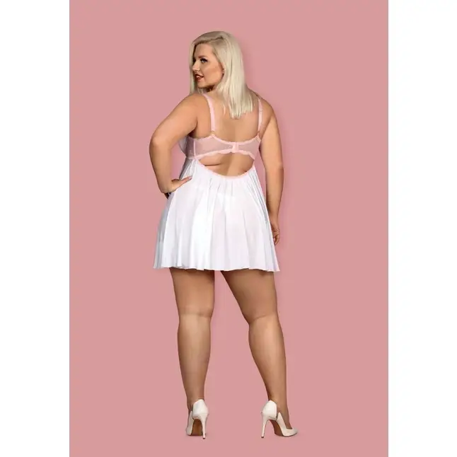 Восхитительный коротенький беби-долл Girlly с кружевом - Sexy. Фотография 4.