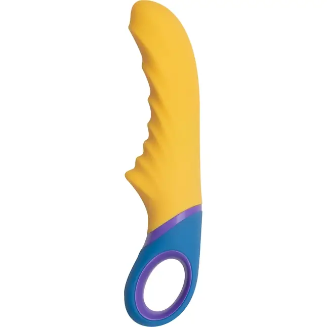 Желтый вибромассажер Tone G-Spot Vibrator - 23 см - PMV20. Фотография 2.