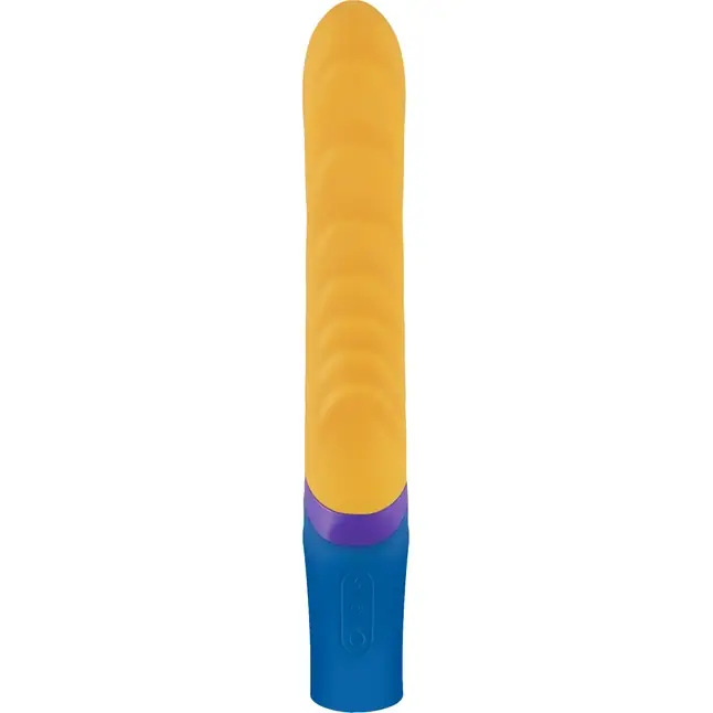 Желтый вибромассажер Tone G-Spot Vibrator - 23 см - PMV20. Фотография 4.