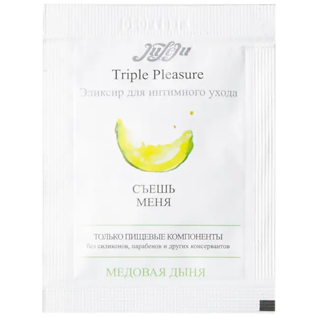 Эликсир для интимного ухода Triple Pleasure Медовая дыня - 3 мл