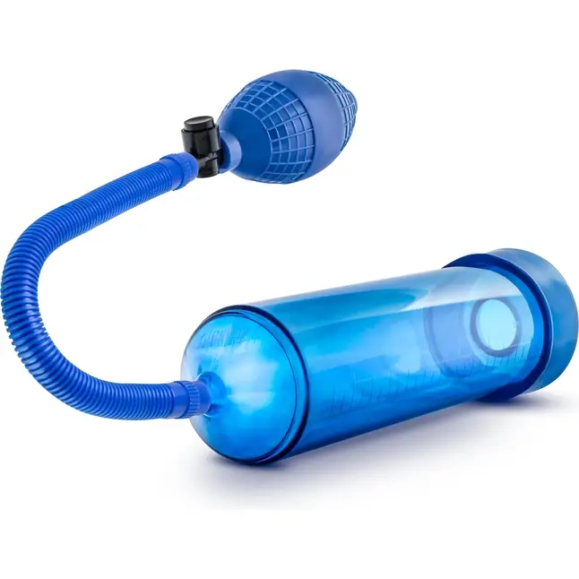 Синяя ручная вакуумная помпа Male Enhancement Pump - Performance. Фотография 3.