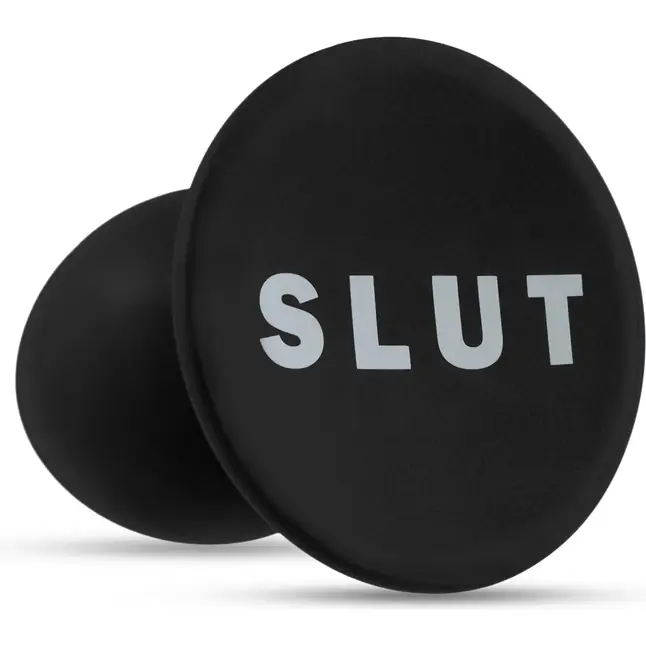 Черная анальная пробка Slut Plug - 6,3 см - Temptasia. Фотография 2.