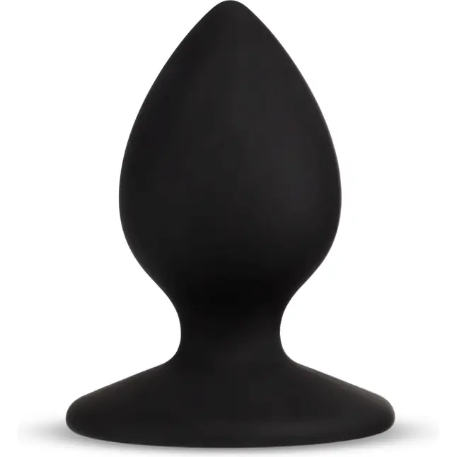 Черная анальная пробка Slut Plug - 6,3 см - Temptasia