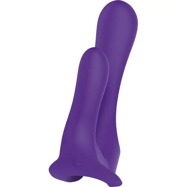 Фиолетовый вибромассажер-насадка N 34 RECHARGEABLE COUPLES VIBE - Naghi by Tonga. Фотография 2.