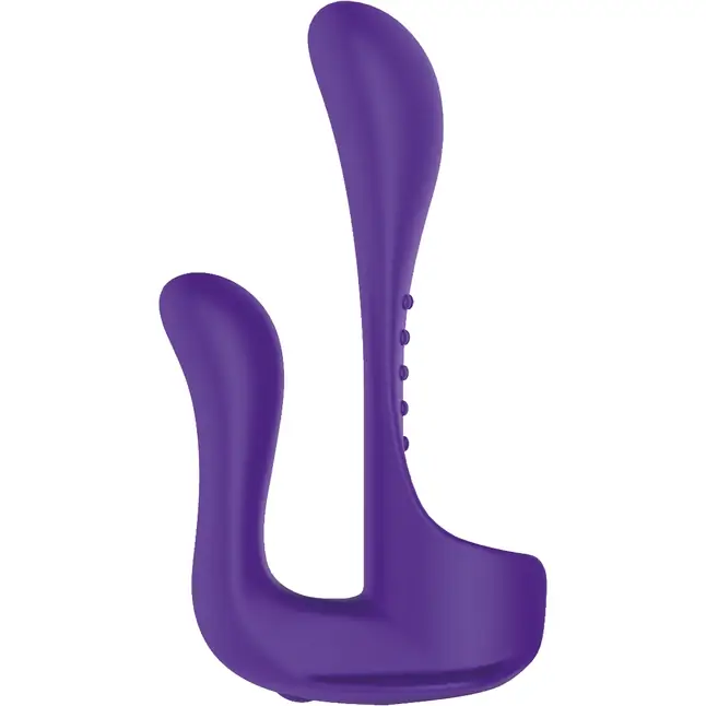Фиолетовый вибромассажер-насадка N 34 RECHARGEABLE COUPLES VIBE - Naghi by Tonga