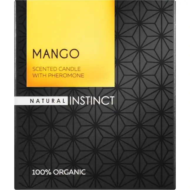 Ароматическая свеча с феромонами Natural Instinct Манго - 180 гр - Духи и спреи с феромонами Natural Instinct. Фотография 2.
