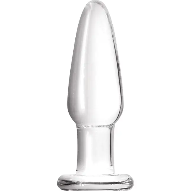Стеклянная пробка Crystal Tapered Plug Small - 8,4 см - Crystal