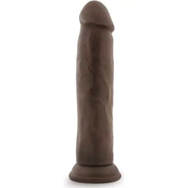 Коричневый фаллоимитатор 9.5 Inch Cock - 22 см - Dr. Skin