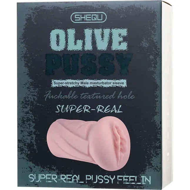 Телесный мастурбатор-вагина Olive. Фотография 7.