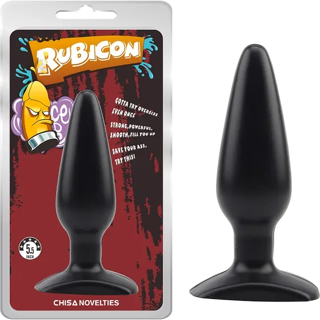Черная анальная втулка Rubicon - 14 см - Rubicon. Фотография 5.