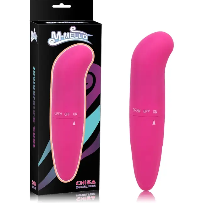 Розовый мини-вибратор точки G M-Mello - 12 см - M-Mello. Фотография 4.